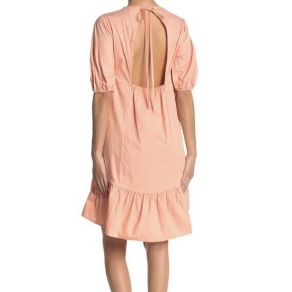 Topshop Poplin Ruffle 100% Cotton Mini Dress - Picture 13 of 13